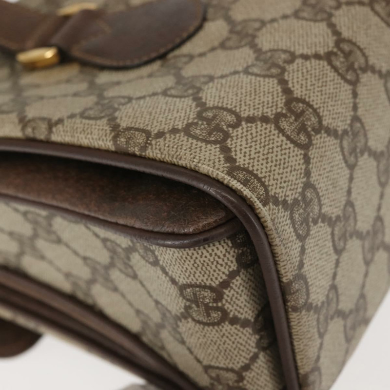 【日本直送】GUCCI GG Supreme 手提包 PVC 米色 金色 116 02 080 正品 BA6160-15