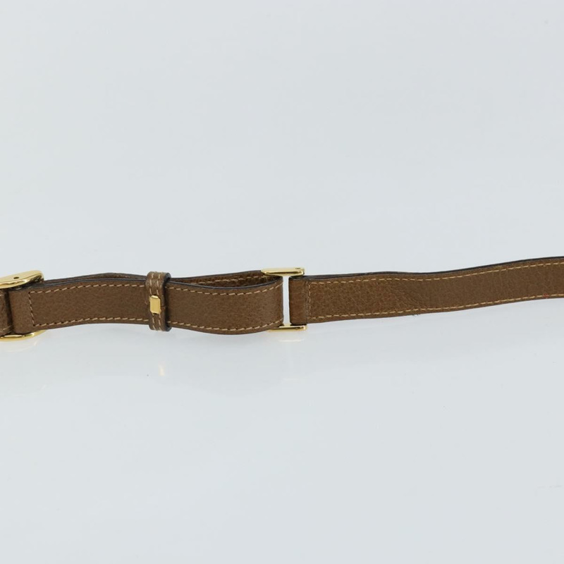 【日本直送】GUCCI帆布肩背包 米色 金色 001 113 0712 正品 BA6105-7