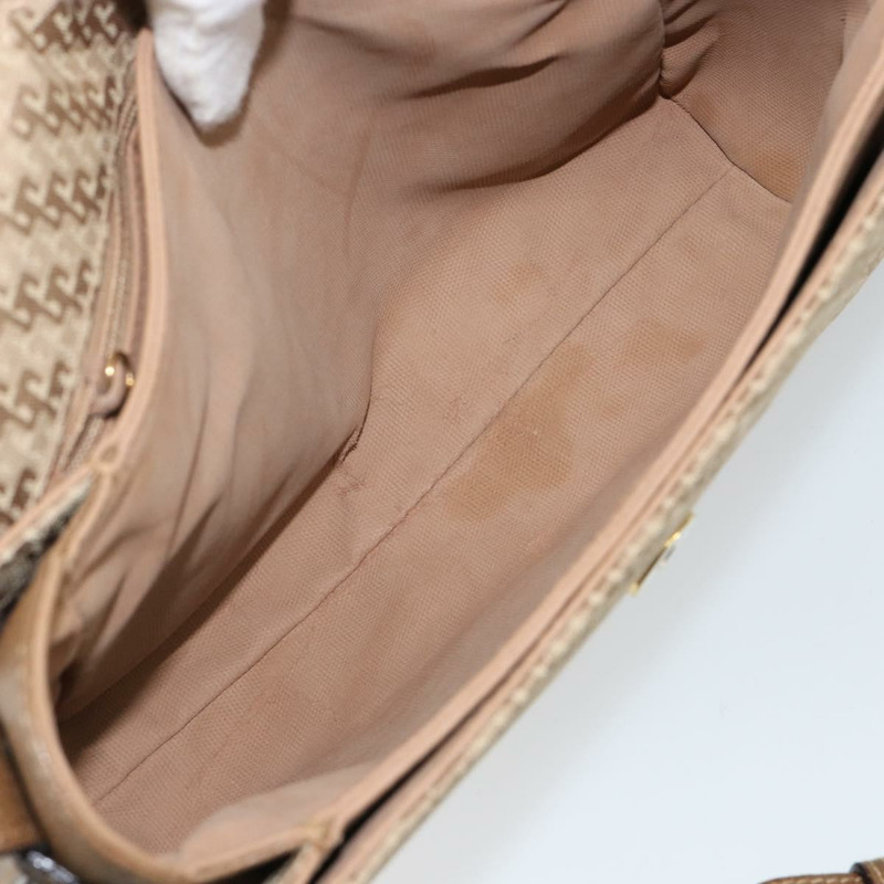 【日本直送】GUCCI帆布肩背包 米色 金色 001 113 0712 正品 BA6105-9