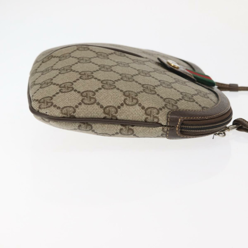 【日本直送】GUCCI GG Supreme Web Sherry Line 手提包 PVC 米色 金色 紅色 904 02 047 正品 BA6221-2