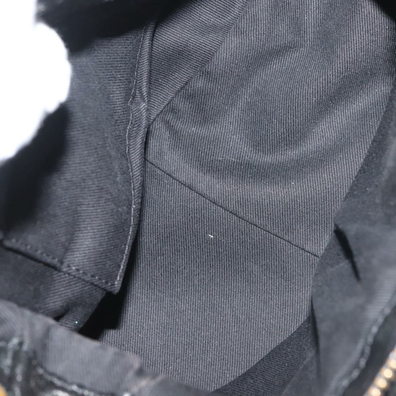 【日本直送】Chloe Etel 手提包 皮革 2way 黑色金色 正品 BA6272-10