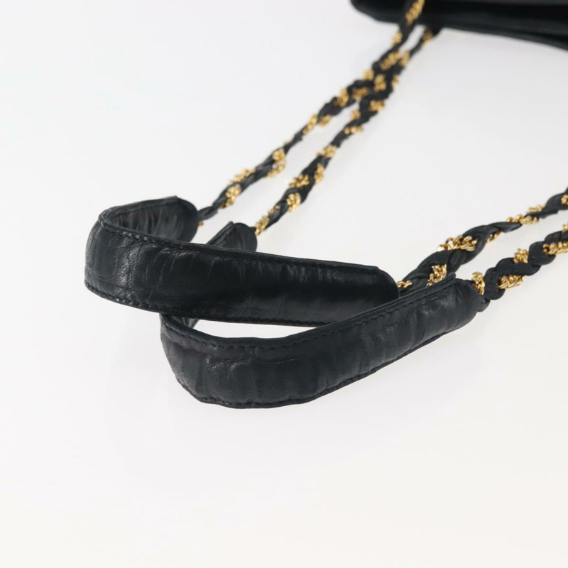 【日本直送】BALLY 鏈條單肩包 皮革 海軍藍 金色 正品 BA6225-6