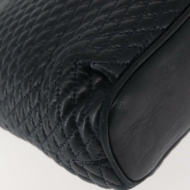 【日本直送】BALLY 鏈條單肩包 皮革 海軍藍 金色 正品 BA6225-14