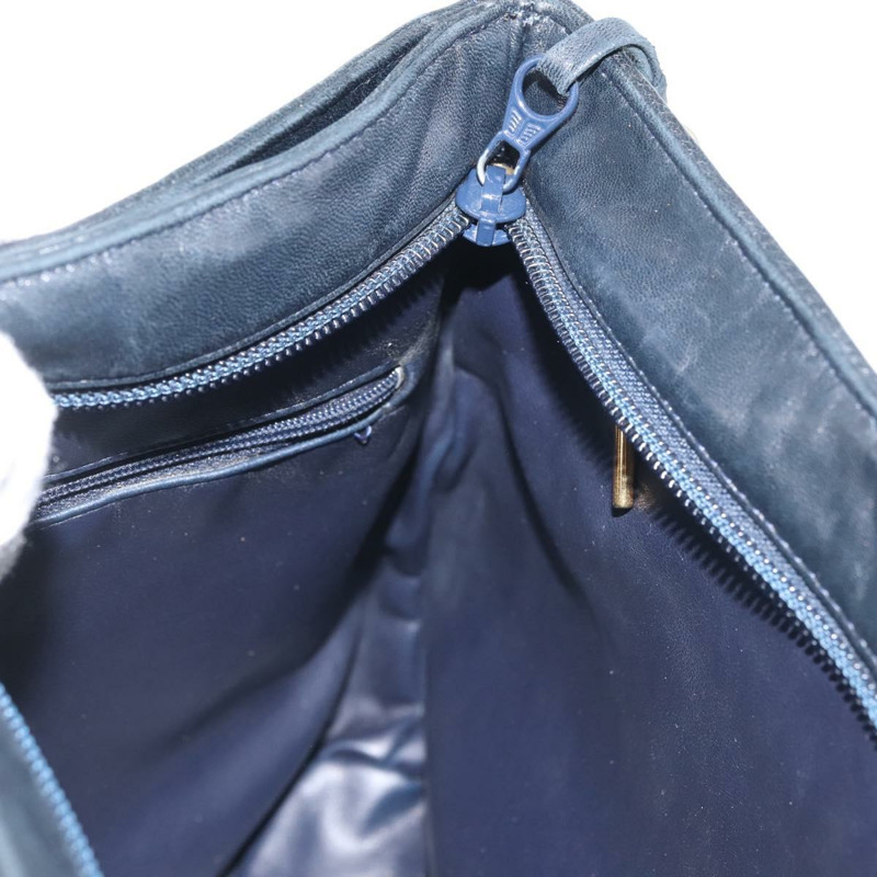 【日本直送】BALLY 鏈條單肩包 皮革 海軍藍 金色 正品 BA6225-18