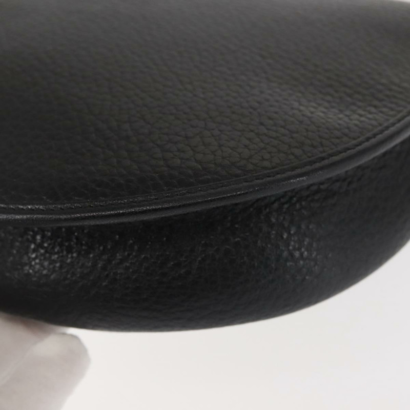 【日本直送】Christian Dior 黑色金色皮革肩背包 正品 BA6146-15