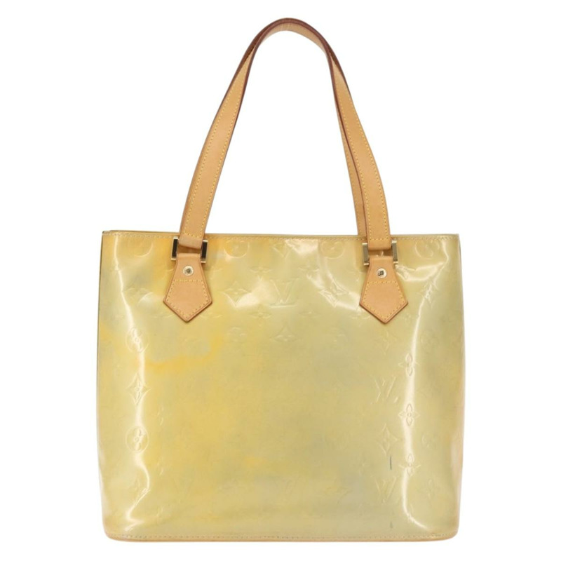 【日本直送】路易威登 Monogram Vernis Houston 手提包 灰色 M91053 LV 正品 BA6256-1