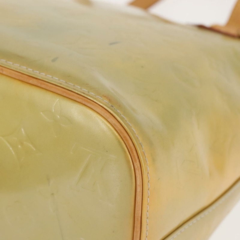 【日本直送】路易威登 Monogram Vernis Houston 手提包 灰色 M91053 LV 正品 BA6256-13