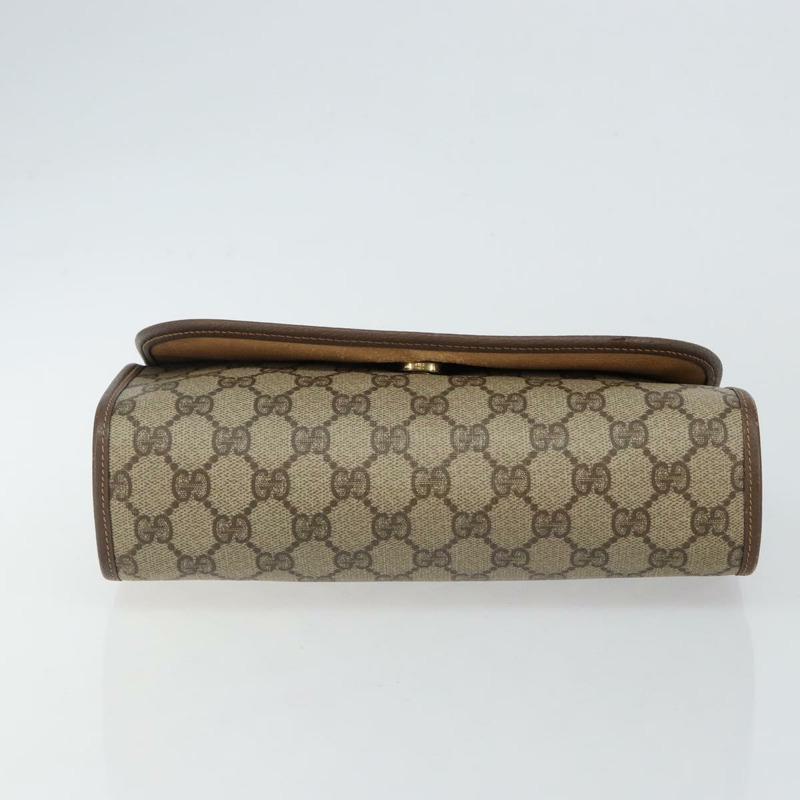 【日本直送】GUCCI GG Supreme Web Sherry Line 手提包 PVC 米色 金色 156 01 030 正品 143490-5