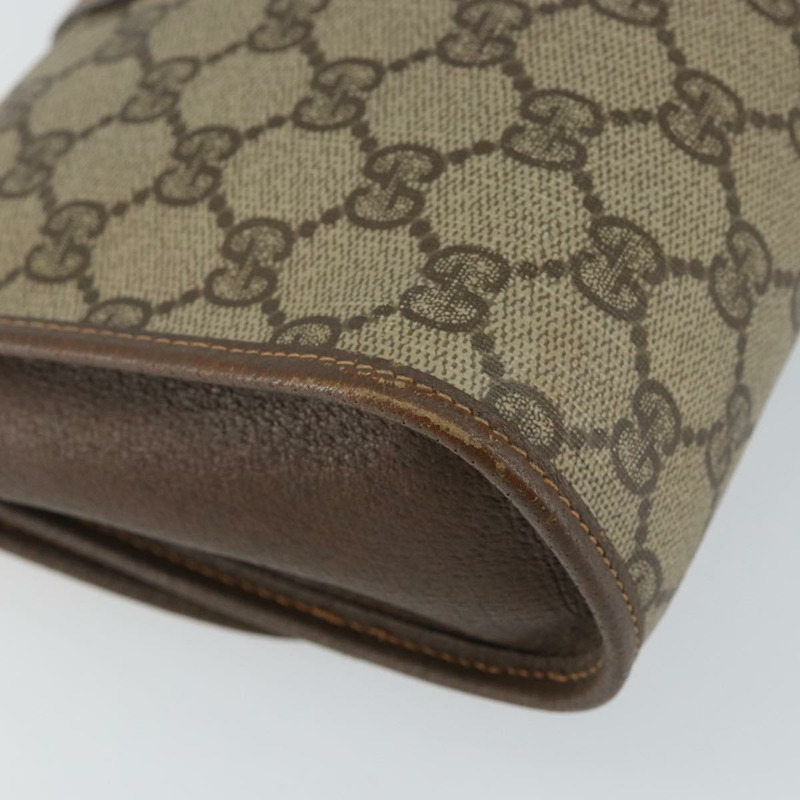 【日本直送】GUCCI GG Supreme Web Sherry Line 手提包 PVC 米色 金色 156 01 030 正品 143490-14