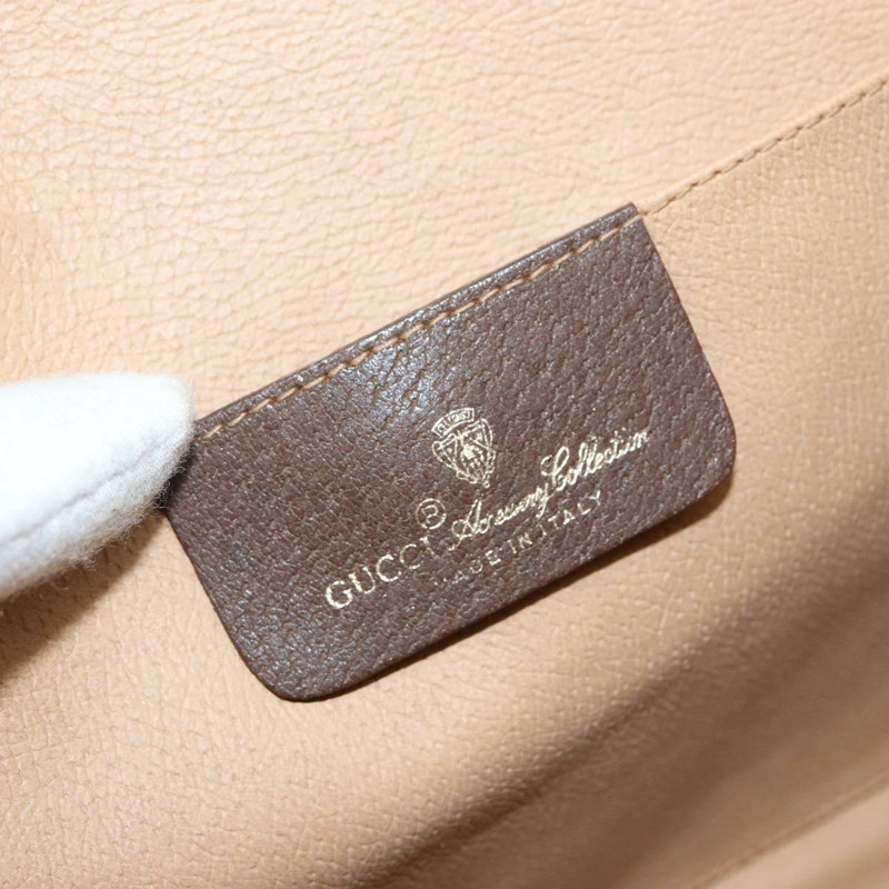 【日本直送】GUCCI GG Supreme Web Sherry Line 手提包 PVC 米色 金色 156 01 030 正品 143490-15