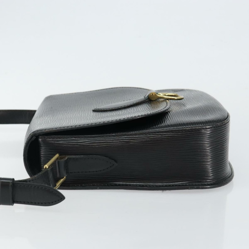 【日本直送】路易威登 Epi Saint Cloud GM 肩背包 黑色 M52192 LV Auth BA6121-3