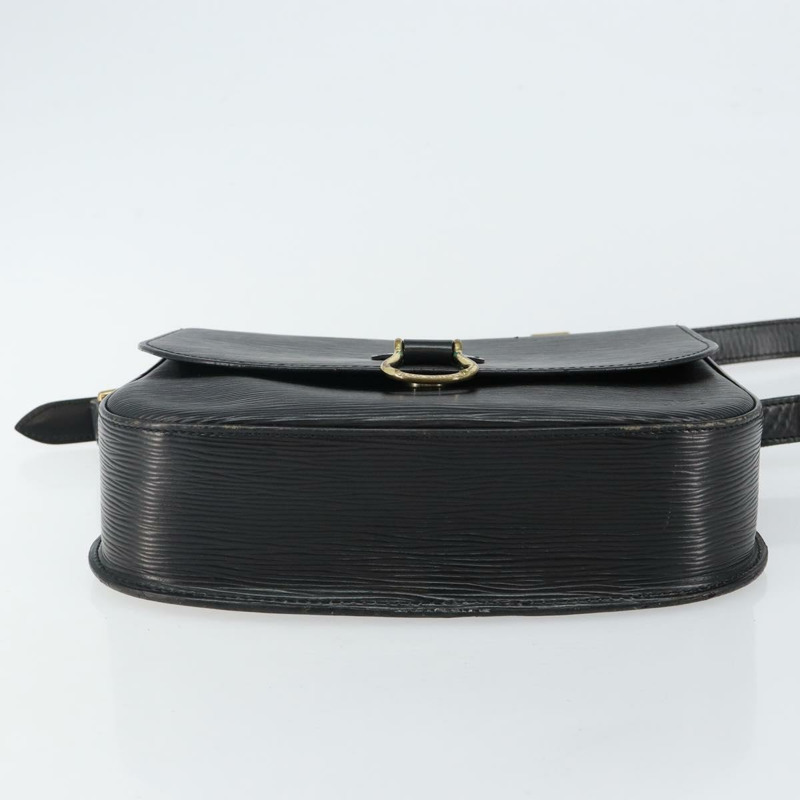 【日本直送】路易威登 Epi Saint Cloud GM 肩背包 黑色 M52192 LV Auth BA6121-4