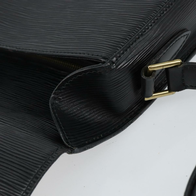 【日本直送】路易威登 Epi Saint Cloud GM 肩背包 黑色 M52192 LV Auth BA6121-8