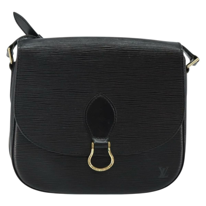 【日本直送】路易威登 Epi Saint Cloud GM 肩背包 黑色 M52192 LV Auth BA6121-12