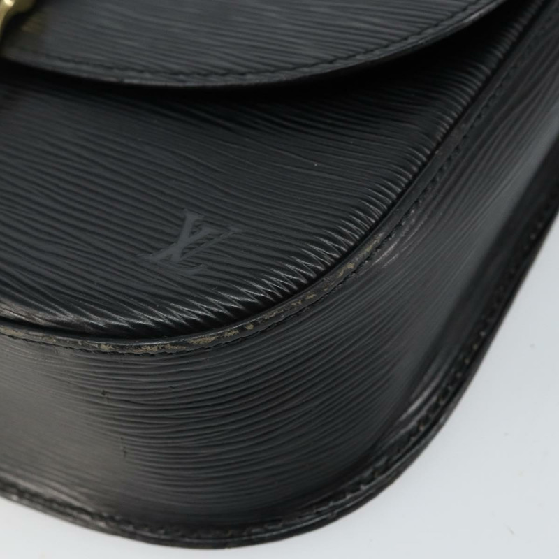 【日本直送】路易威登 Epi Saint Cloud GM 肩背包 黑色 M52192 LV Auth BA6121-13