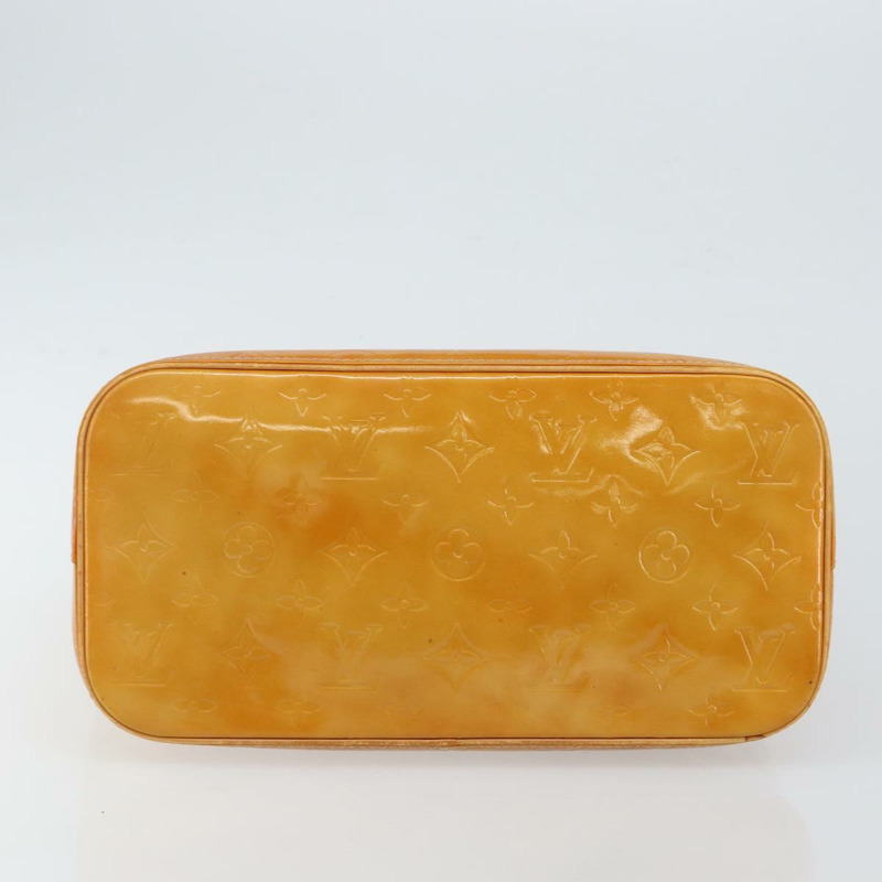 【日本直送】路易威登 Monogram Vernis Houston 手提包 米色 M91004 LV 正品 BA6311-4