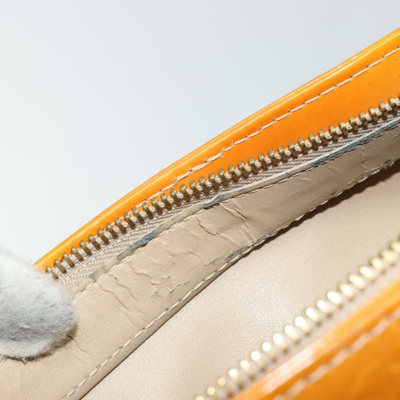 【日本直送】路易威登 Monogram Vernis Houston 手提包 米色 M91004 LV 正品 BA6311-9