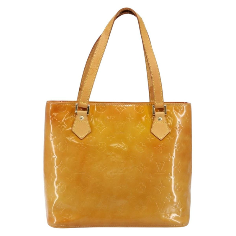 【日本直送】路易威登 Monogram Vernis Houston 手提包 米色 M91004 LV 正品 BA6311-12