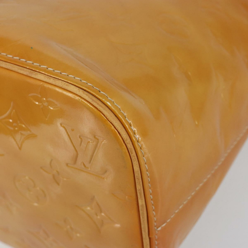 【日本直送】路易威登 Monogram Vernis Houston 手提包 米色 M91004 LV 正品 BA6311-13