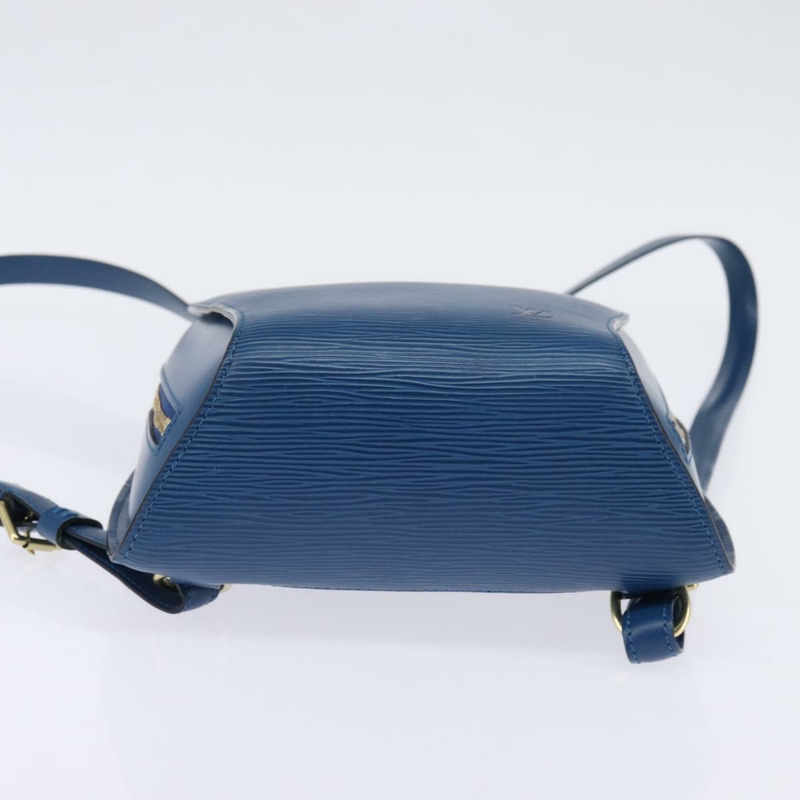 【日本直送】路易威登 Epi Mabillon 雙肩包 藍色 M52235 LV 正品 141956-4