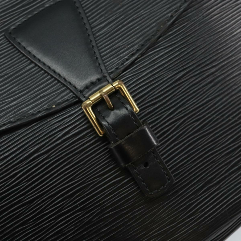 【日本直送】路易威登 Epi Jeune Fille MM 單肩包黑色 M52152 LV 正品 144505-17