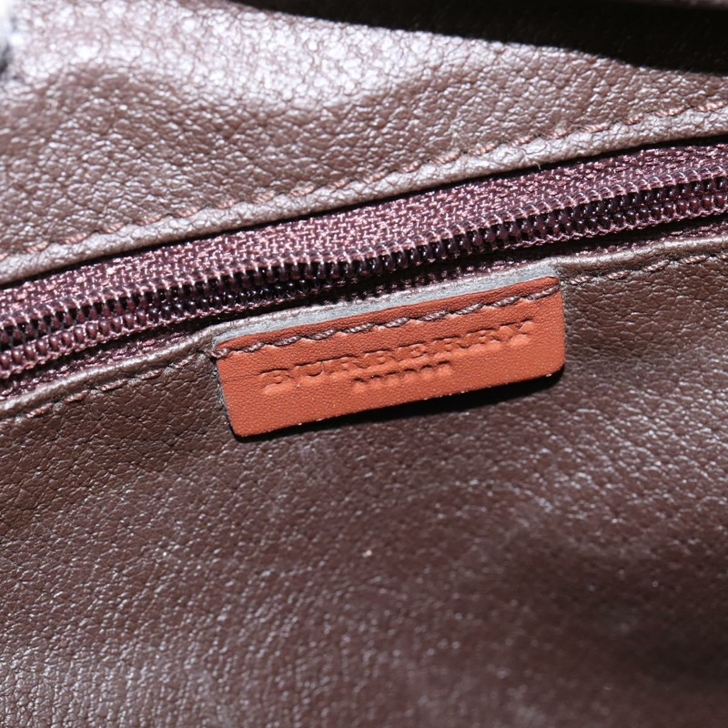 【日本直送】BURBERRY Nova 格紋雙肩包 PVC 米色 金色 正品 144466-9