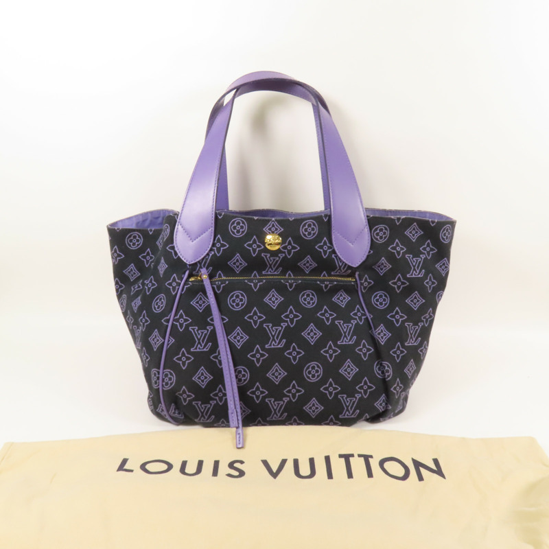 LOUIS VUITTON 帆布Cabas Ipanema PM金扣肩背袋-10