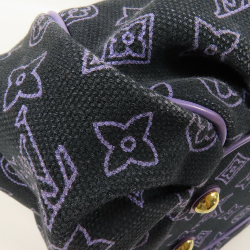 LOUIS VUITTON 帆布Cabas Ipanema PM金扣肩背袋-14