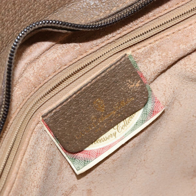 【日本直送】GUCCI GG Supreme Web Sherry Line 手提包 PVC 米色 金色 14 02 013 正品 144420-17