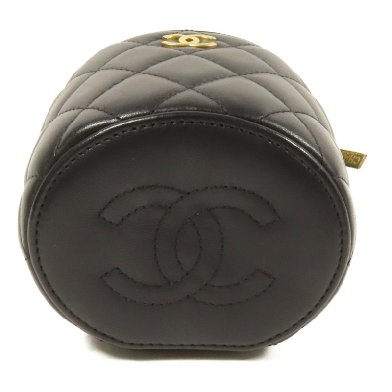 CHANEL 牛皮皮革Chain Shoulder金扣手挽肩背兩用袋-3