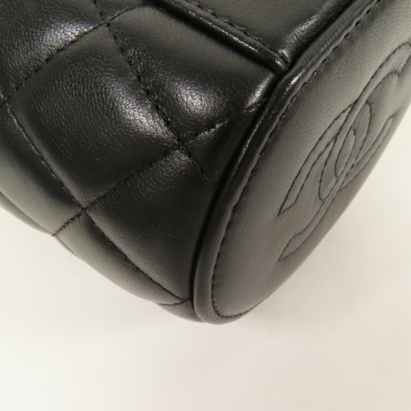 CHANEL 牛皮皮革Chain Shoulder金扣手挽肩背兩用袋-12