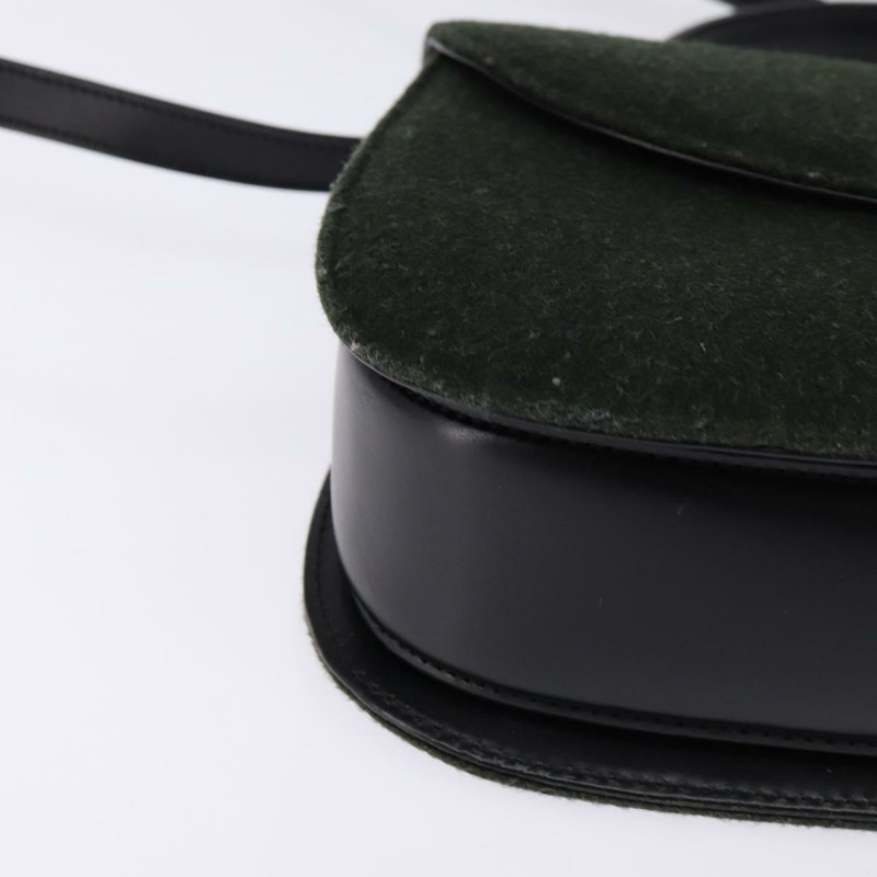 【日本直送】GUCCI 手提包 毛氈 兩用 卡其色 銀色 正品 144382-8