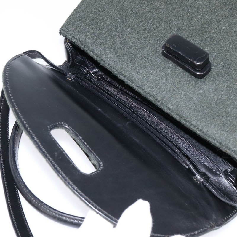 【日本直送】GUCCI 手提包 毛氈 兩用 卡其色 銀色 正品 144382-9