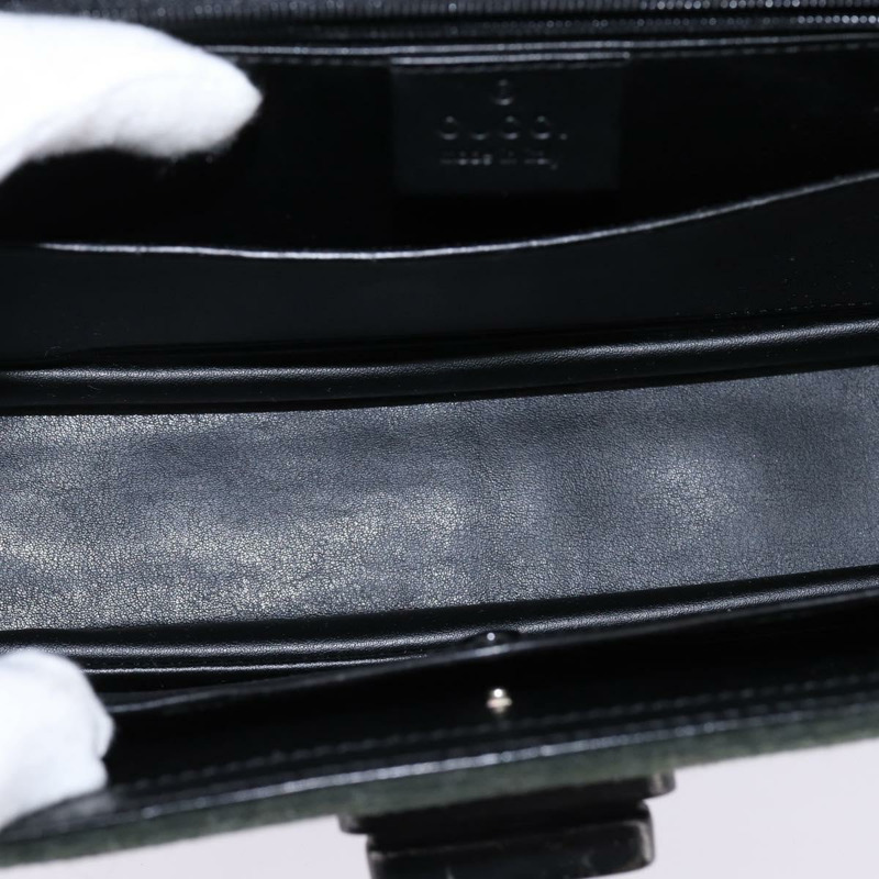 【日本直送】GUCCI 手提包 毛氈 兩用 卡其色 銀色 正品 144382-10