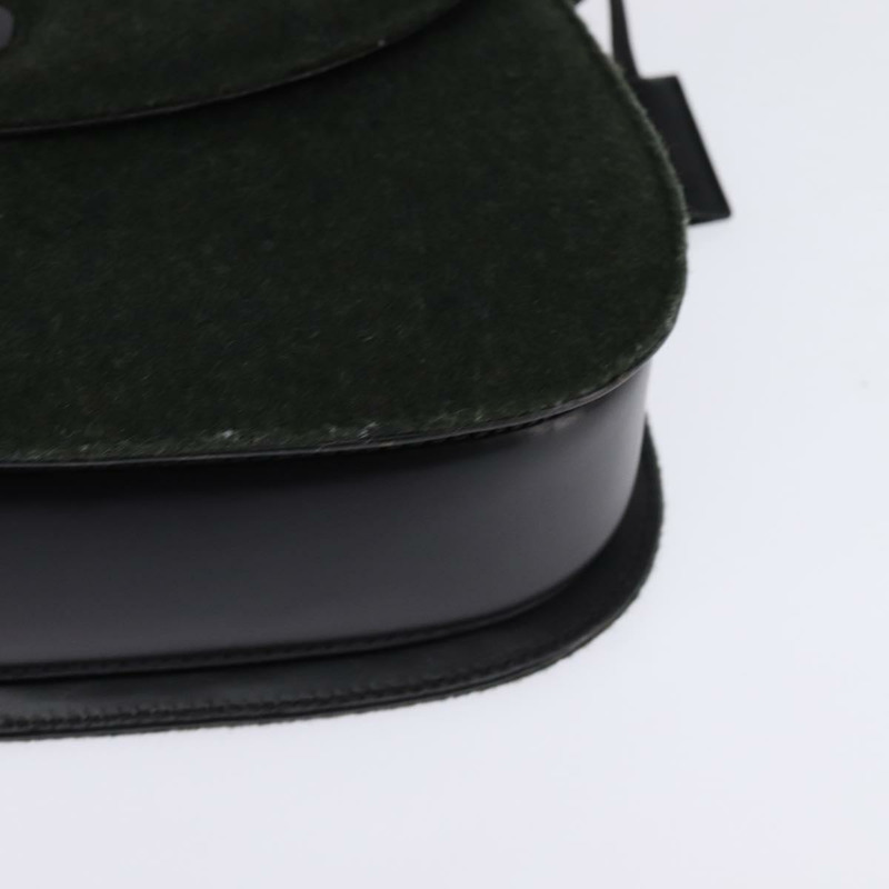 【日本直送】GUCCI 手提包 毛氈 兩用 卡其色 銀色 正品 144382-15