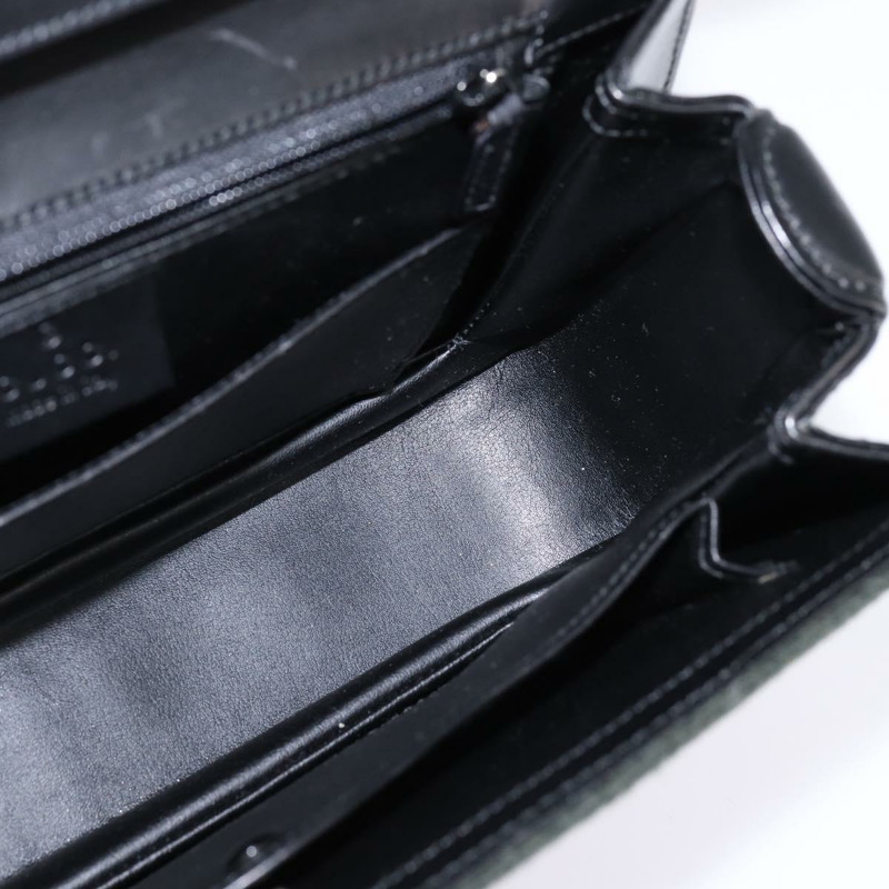 【日本直送】GUCCI 手提包 毛氈 兩用 卡其色 銀色 正品 144382-19