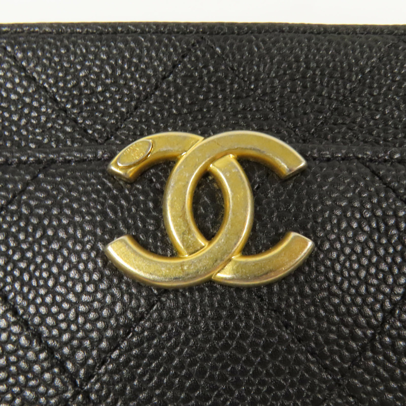 CHANEL 牛皮皮革Chain Shoulder金扣肩背袋-6