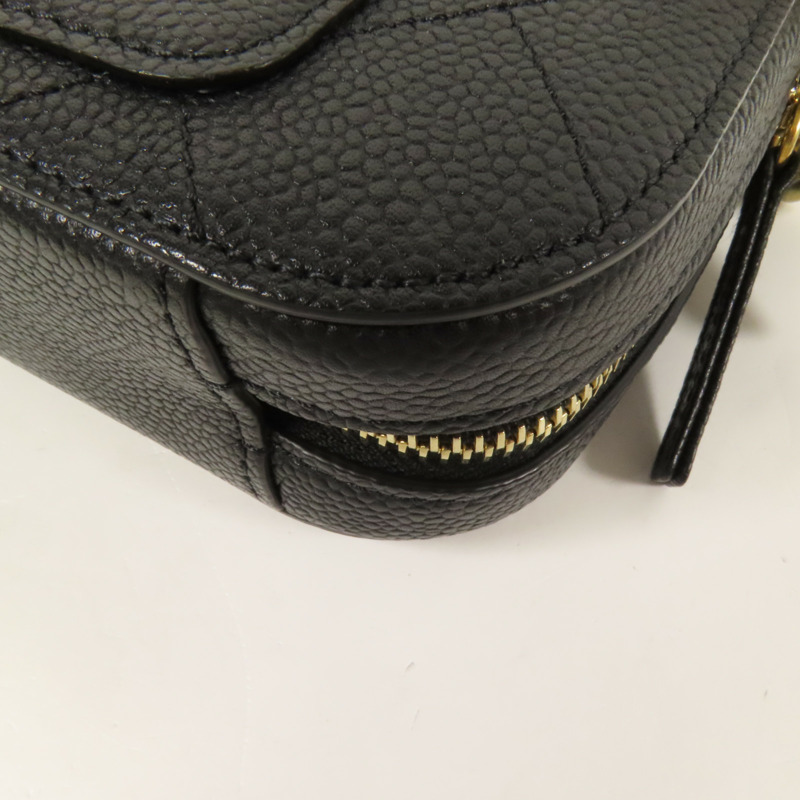 CHANEL 牛皮皮革Chain Shoulder金扣肩背袋-13