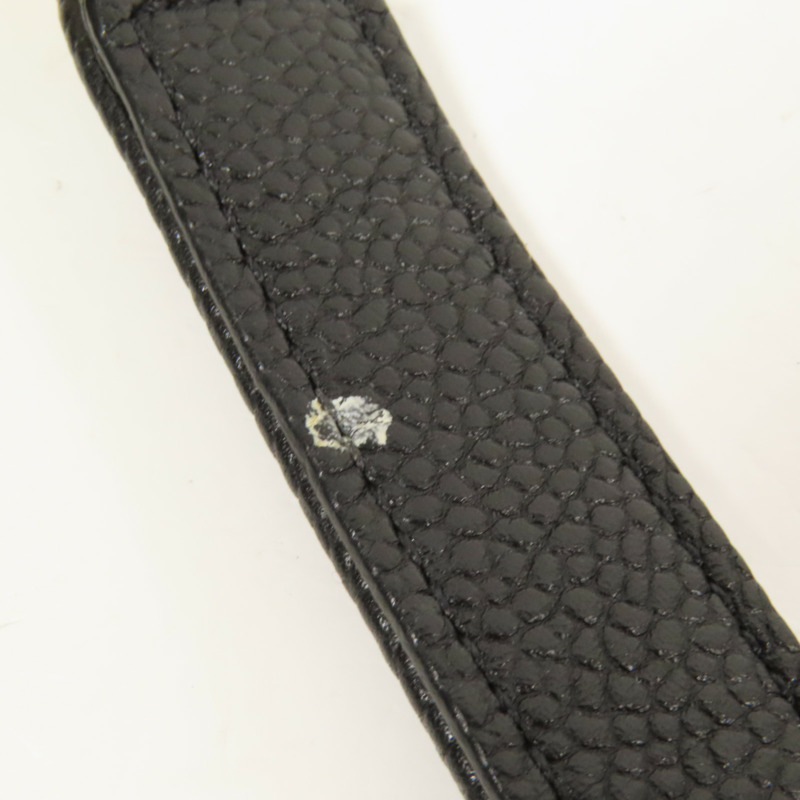 CHANEL 牛皮皮革Chain Shoulder金扣肩背袋-15