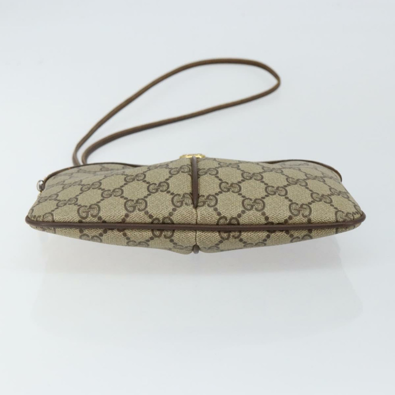 【日本直送】GUCCI GG Supreme Web Sherry Line 手提包 PVC 米色 金色 904 02 047 正品 144351-4