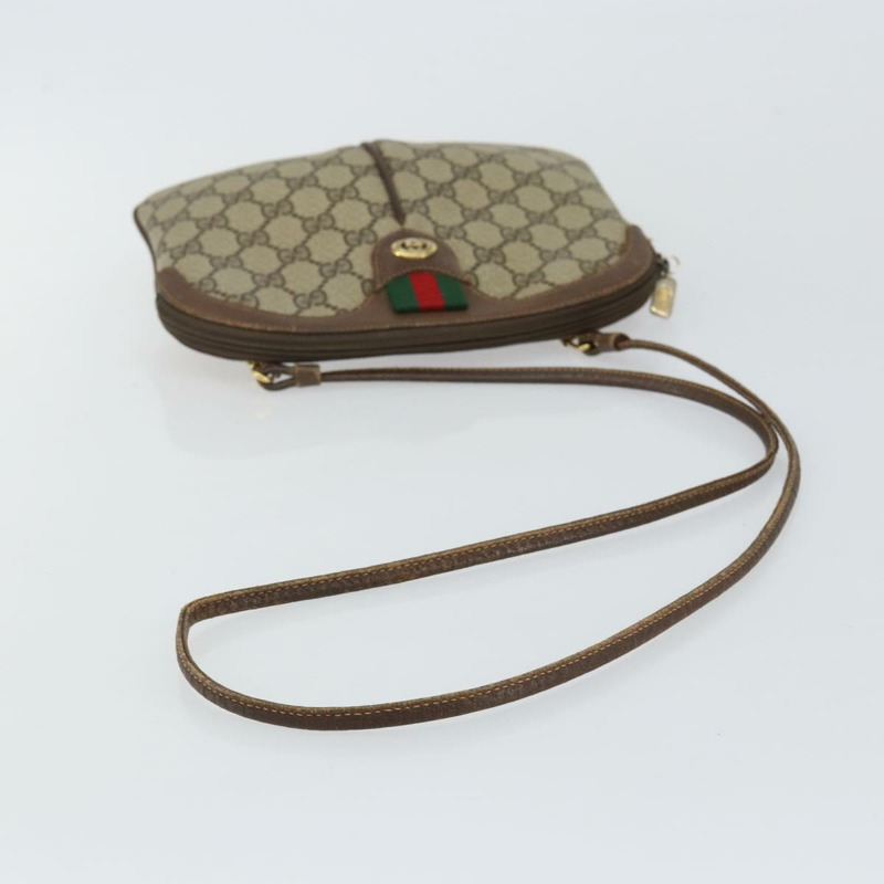 【日本直送】GUCCI GG Supreme Web Sherry Line 手提包 PVC 米色 金色 904 02 047 正品 144351-6