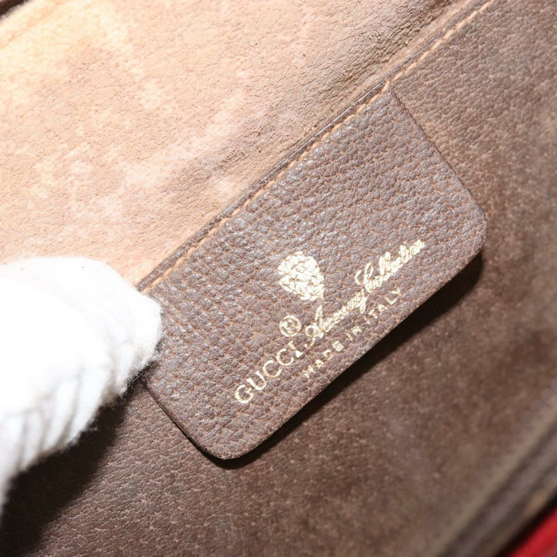 【日本直送】GUCCI GG Supreme Web Sherry Line 手提包 PVC 米色 金色 904 02 047 正品 144351-18