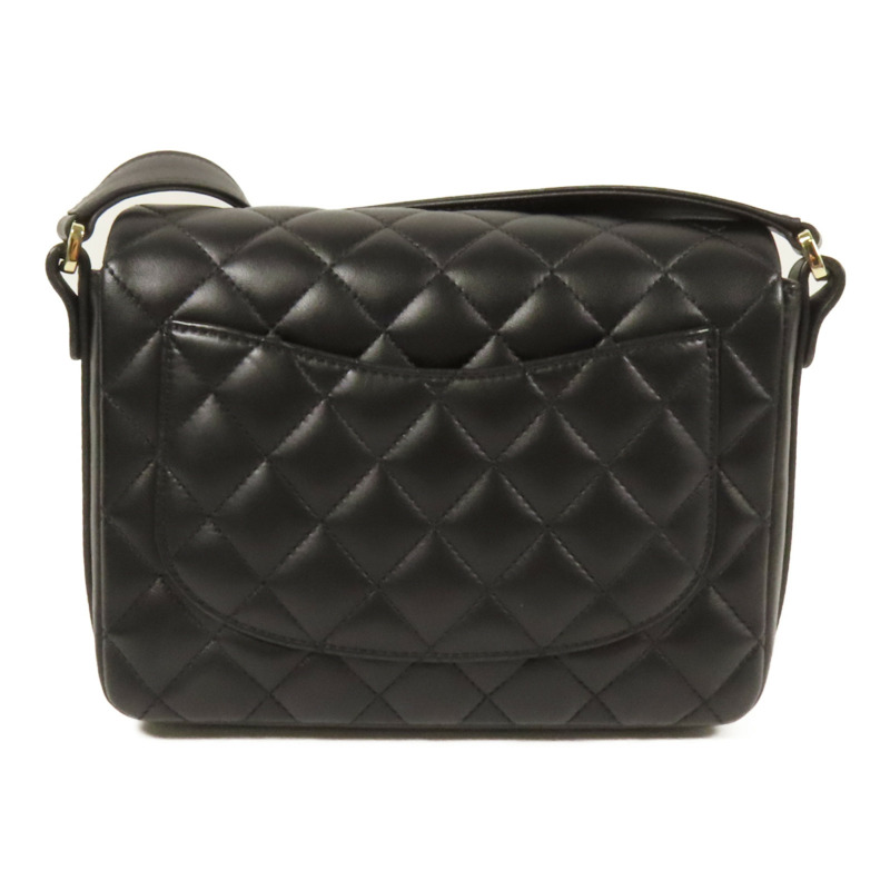 CHANEL 羊皮皮革Shoulder Bag金扣肩背袋-1