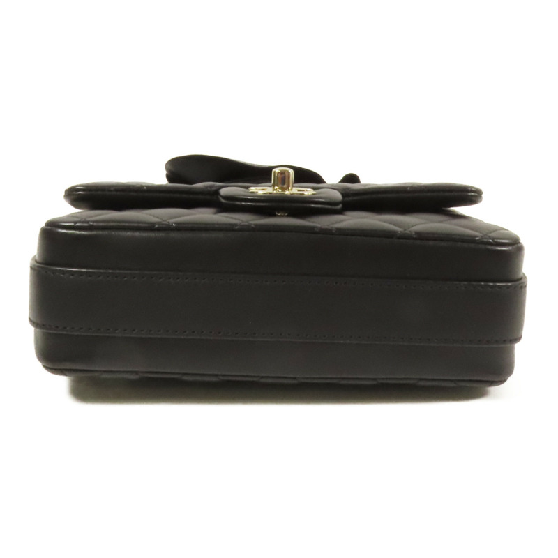 CHANEL 羊皮皮革Shoulder Bag金扣肩背袋-3