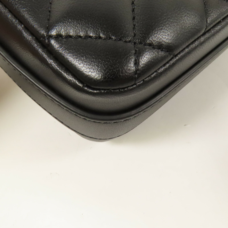 CHANEL 羊皮皮革Shoulder Bag金扣肩背袋-15