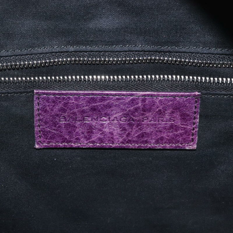 【日本直送】BALENCIAGA Matelasse 手提包 皮革 紫色 銀色 168031 正品 144433-19