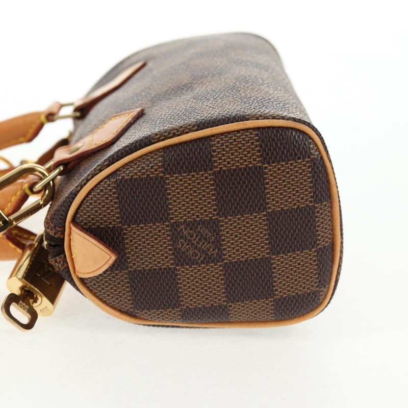 【日本直送】路易威登 Damier Ebene 迷你 Speedy 手提包 LV 正品 137150S-2