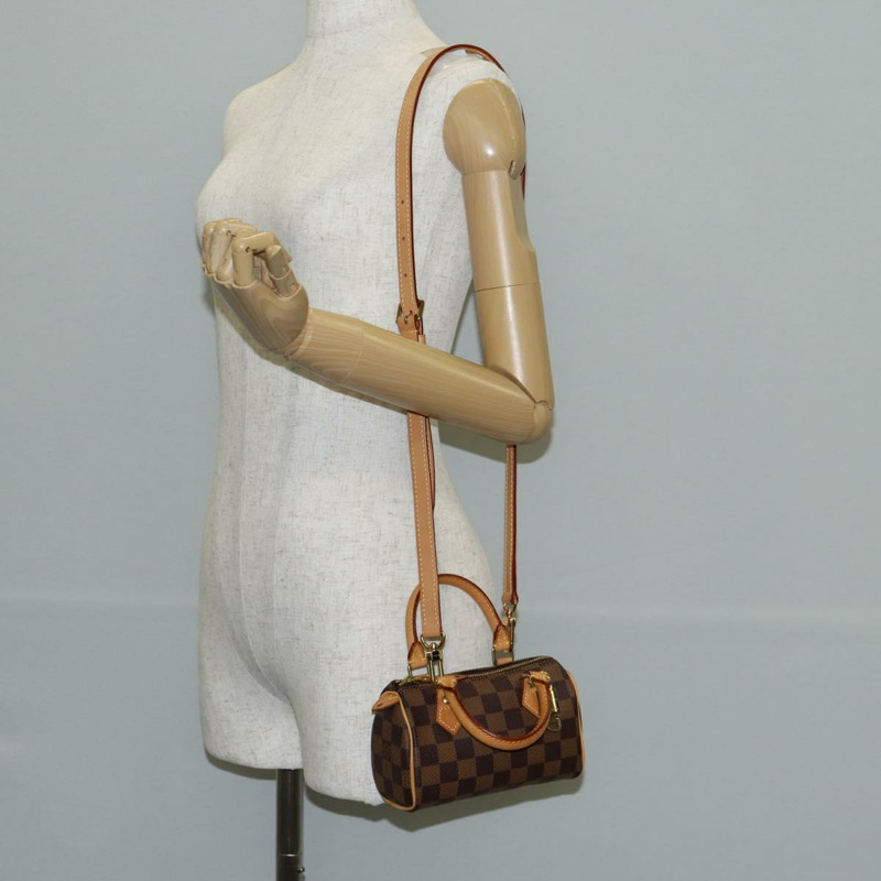 【日本直送】路易威登 Damier Ebene 迷你 Speedy 手提包 LV 正品 137150S-24