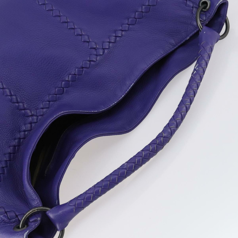 【日本直送】BOTTEGA VENETA INTRECCIATO 單肩包 皮革 紫色 正品 BA6187-5