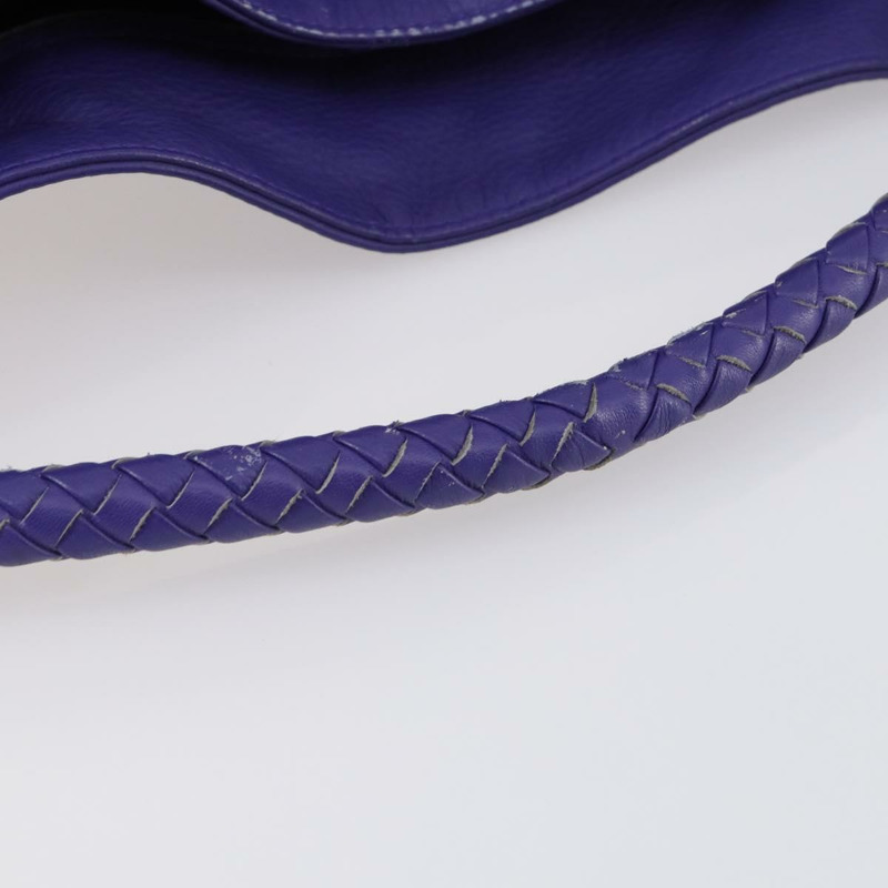 【日本直送】BOTTEGA VENETA INTRECCIATO 單肩包 皮革 紫色 正品 BA6187-6
